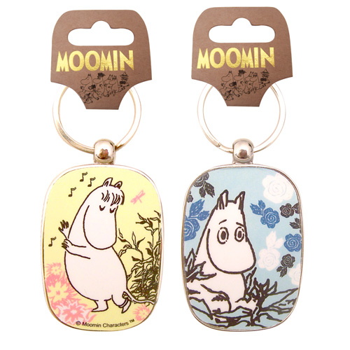 Moomin/Snorkmaiden double sided keyring