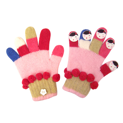 Doll Face childrens mittens