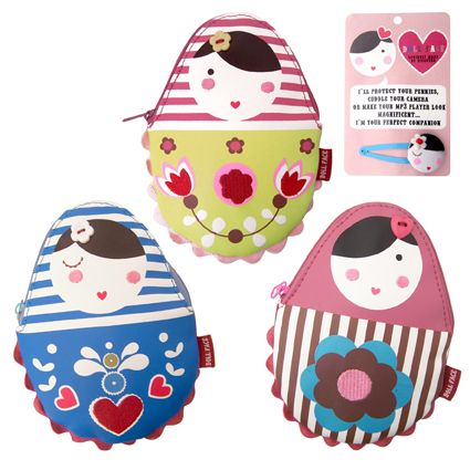 Doll Face zip purses