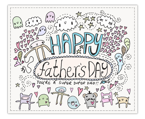 Downloadable fathers day card