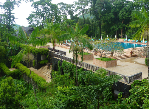 The pool at the Datai