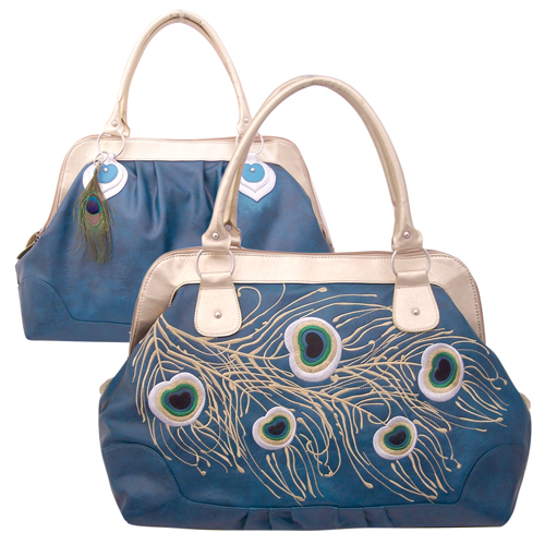 Bobbypin Peacock overnight bag