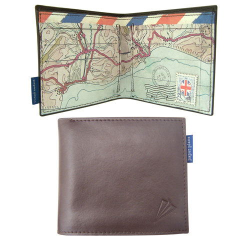 Paper Plane mens leather wallet