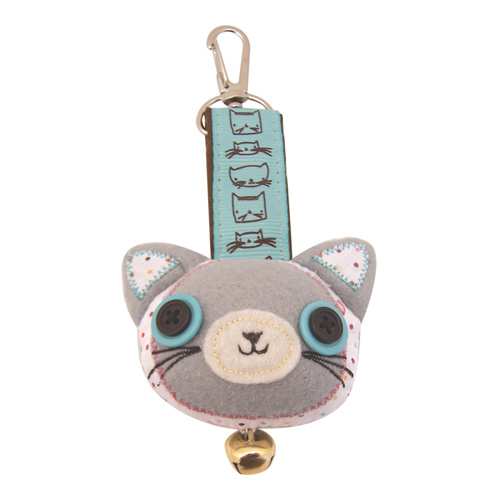 Sugar Coated Cat bag charm