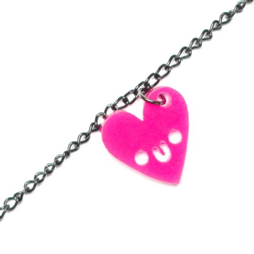 Doodlery heart necklace - small charm