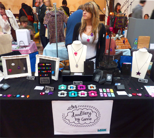 My stall at Craftaganza