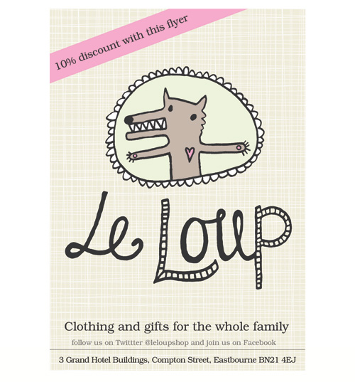 Le Loup shop flyer