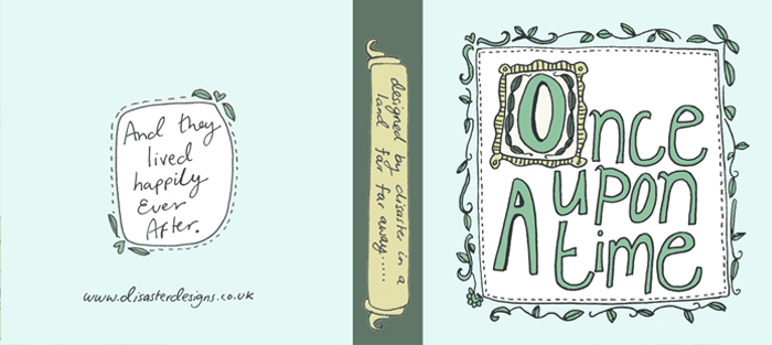 Once Upon a Time swing tag design