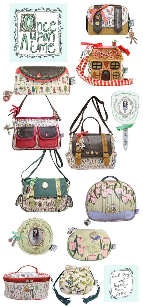 Once Upon a Time bag collection available at Little Moose